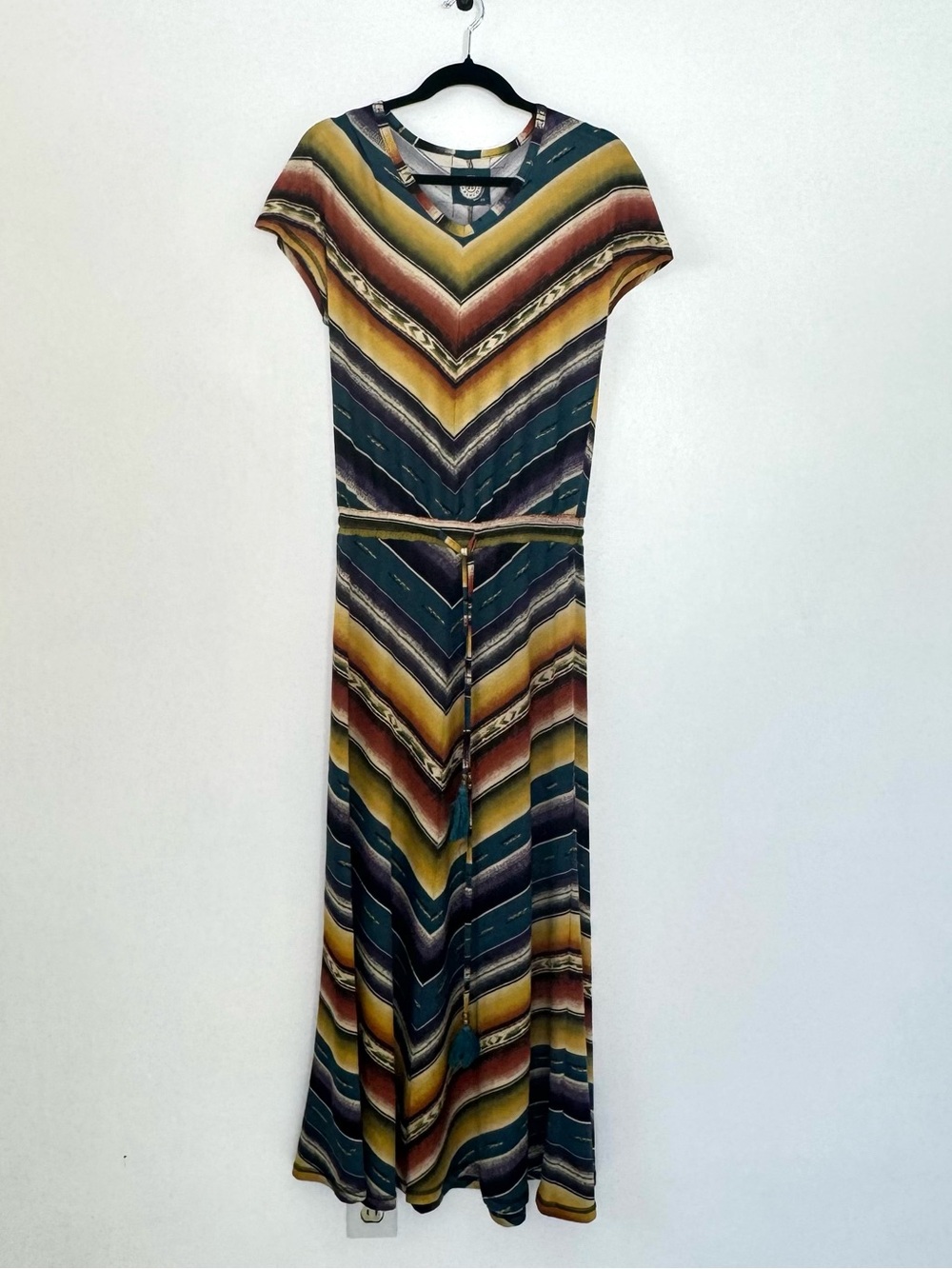 Double D Ranch Sausalito Serape Chevron Knit Maxi Dress